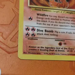 Wizards of the Coast Pokemon TCG Moltres 27/62 Fossil En Non Holo Rare HP70 - Image 5