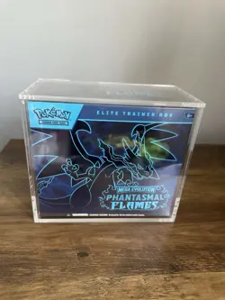 Pokemon Phantasmal Flames ETB with Acrylic Protective Case - Image 1