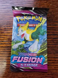 Pokemon TCG: Sword and Shield Fusion Strike x1 Booster Pack Sealed - Image 1