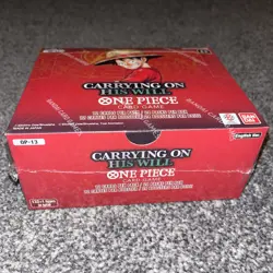 One Piece TCG OP-13 Carrying On His Will Booster Box New Sealed Bandai Namco - Image 3