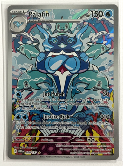 Palafin 200/197 SV03 Obsidian Flames Illustration Rare Pokemon TCG Card - Image 1