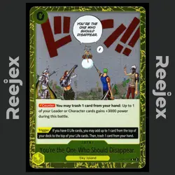 You're the One Who Should Disappear - OP06-115 - Foil Rare - One Piece - NM/M - Image 1