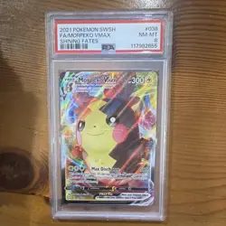 PSA 8 Morpeko VMAX Full Art Holo Shining Fates 038/072 2021 English - Image 1