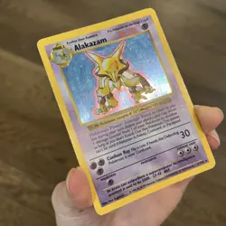 Alakazam Shadowless Holo Rare Base Set 001/102 WOTC MP - Image 1
