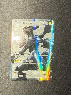 Zekrom (114 Full Art) Ultra Rare Black and White BLW Lightning Holo 114/114 2011 - Image 2