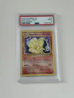 2016 Pokemon XY Evolutions Ninetales Promos Holo #15/108 PSA 9 - Image 1