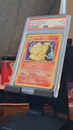 2016 POKEMON XY EVOLUTIONS #15 NINETALES-HOLO PSA 9 MINT 15/108 - Image 2