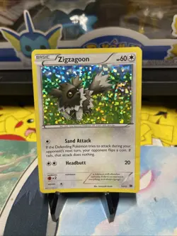Zigzagoon 11/12 McDonald's Holo Promo 2015 Pokemon TCG Card - Image 1