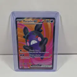 Morpeko ex 102/084 Ultra Rare Pitch Black Pokemon Holo - Image 3