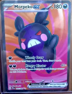 Pokemon TCG Pitch Black Morpeko EX 102/084 Ultra Rare - Image 1