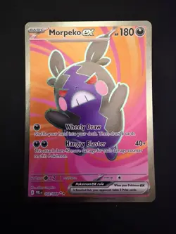 Morpeko EX - Ultra Rare - Pitch Black 102/084 - NM - Pokemon Card - Image 1