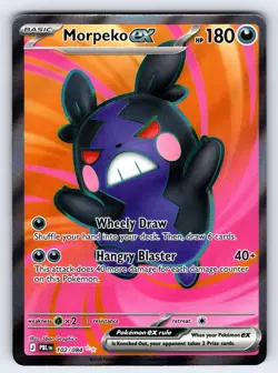 Pokemon TCG Pitch Black Morpeko ex 102/084 Ultra Rare NM ME05 PBL Full Art - Image 1