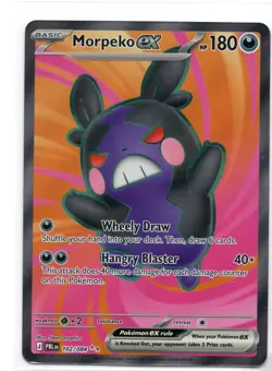 Pokemon TCG Pitch Black Morpeko ex 102/084 Ultra Rare NM ME05 PBL Full Art - Image 1