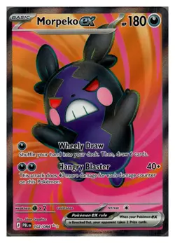 Morpeko ex 102/084 Pitch Black Ultra Rare Holo Pokemon LP - Image 1