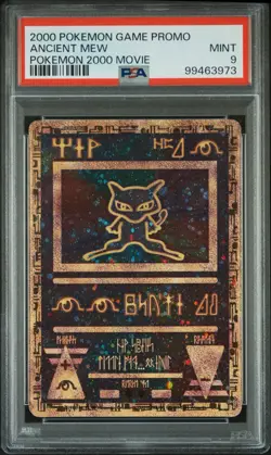 Ancient Mew Promo Holo Pokemon TCG Psychic Pokemon 2000 Movie PSA 9 - Image 1