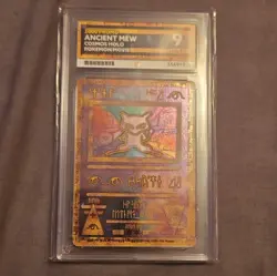 Pokemon TCG Ancient Mew Movie Promo Holo Cosmos 2000 English ACE Mint 9 - Image 1