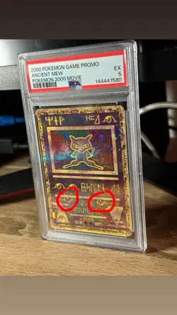 2x SWIRL🌀Pokemon TCG Ancient Mew 2000 Pokemon 2000 Movie Promo Holo PSA 5 - Image 2