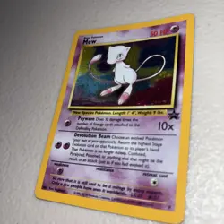 Mew Pokemon TCG 2000 Movie Promo Holo Swirl HP/DMG - Image 2