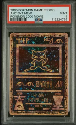 Pokemon TCG Ancient Mew Movie Promo Holo Rare 2000 PSA 9 - Image 1