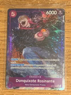 Donquixote Rosinante OP10-072 SR Alt Art Royal Blood One Piece Card Game - Image 1