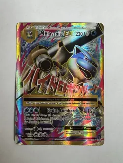 M Blastoise EX 102/108 Evolutions Full Art Holo Mega Ultra Rare 220 HP EN 2016 - Image 1