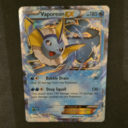 Pokemon TCG Vaporeon EX 24/83 Generations Full Art Ultra Rare Holo - Image 1
