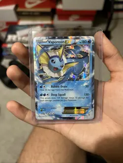 Pokemon TCG Vaporeon EX Generations Holo Card 24/83 Ultra Rare NM Condition - Image 1