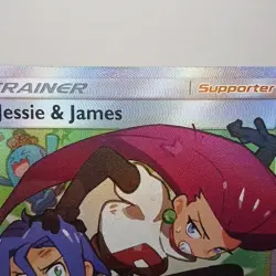 Jesse & James 68/68 Full Art Pokemon TCG Hidden Fates 2019 NM Condition - Image 4