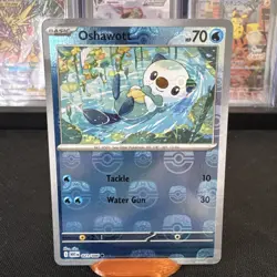 Oshawott - 021/086 - MASTERBALL Reverse Holo - White Flare - NM/M - Image 1