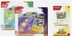 PRESALE Pokemon 30th Anni Tech Sticker (2)Lucario & Alolan + 1 Knock Out coll - Image 1