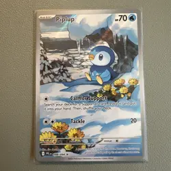 Pokemon TCG Piplup 098/094 | Phantasmal Flames Illustration Rare NM/M - Image 1