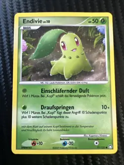 Chikorita 77/123 Mysterious Treasures Endivie Lv 10 Pokemon Pokemon Card - Image 1