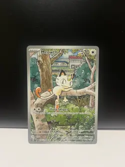 Pokemon TCG Meowth 106/094 Phantasmal Flames Illustration Rare Near Mint - Image 1