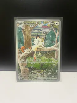 Pokemon TCG Meowth 106/094 Phantasmal Flames Illustration Rare Near Mint - Image 2