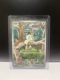 Pokemon TCG Meowth 106/094 Phantasmal Flames Illustration Rare Near Mint - Image 3
