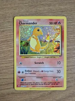 Pokemon TCG Charmander Classic Collection Card 001/034 Holo - Image 1