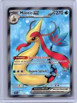 Milotic ex 217/191 Ultra Rare Surging Sparks Pokemon Holo Near Mint - Image 1
