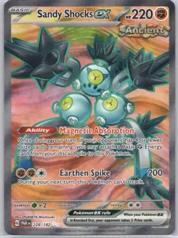 Sandy Shocks ex 228/182 Ultra Rare Paradox Rift Pokemon Holo Near Mint - Image 1