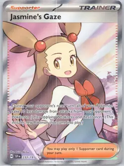 Jasmine's Gaze 233/191 Ultra Rare Surging Sparks Pokemon Holo Near Mint - Image 1
