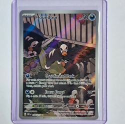 The Pokemon Company Houndour 204/197 SV03 Obsidian Flames IR Holo EN 2023 - Image 1