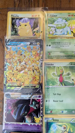 Pokemon Celebrations 25th Anniversary JUMBO Cards Lot First Partners + Extras - Image 2
