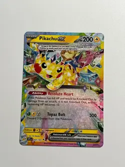 Pikachu ex SV08: Surging Sparks 057/191 Pokemon TCG NM - Image 1