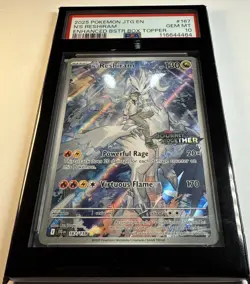 2025 Pokemon SV Journey Together N's Reshiram Promo Cards 167 PSA GEM MINT 10 - Image 3