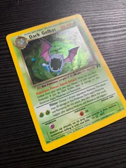 Pokemon Card Dark Golbat 7/82 Team Rocket Holo Vintage WOTC Rare LP - Image 3