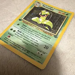 WotC Pokemon TCG Victreebel 14/64 Jungle Holo Rare English 80 HP 1999 1st Ed - Image 3