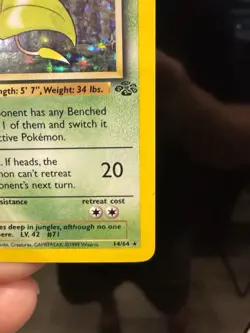 Pokemon TCG Victreebel Jungle 14/64 Holo Rare Unlimited English 1999 80HP - Image 5