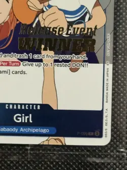 Girl (OP14 Release Event Winner) - One Piece Promo Cards (P-096) English Sealed - Image 5