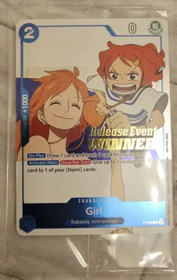 Girl (OP14 Release Event Winner) - One Piece Promo Cards (P-096) English Sealed - Image 1