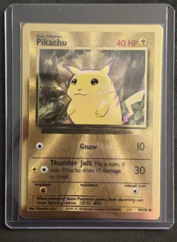 Pikachu - (Celebrations Metal Card) 058/102 Miscellaneous Cards & Products Holo - Image 1