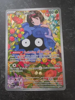 Erika's Tangela 218/217 ME: Ascended Heroes Illustration Rare Pokemon TCG NM - Image 1